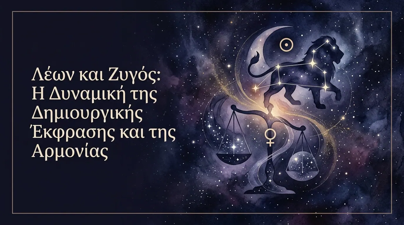 Λέων και Ζυγός: Η Δυναμική της Δημιουργικής Έκφρασης και της Αρμονίας